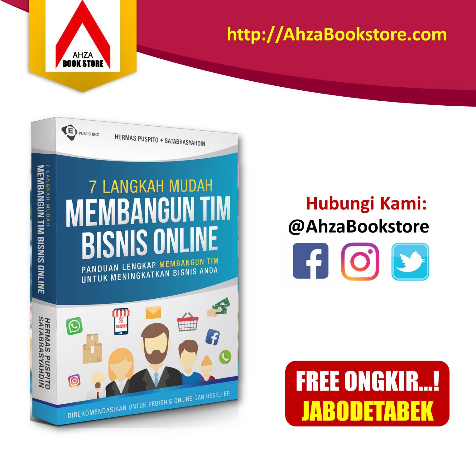 Buku Bisnis Membangun Tim Bisnis Online | AhzaBookstore.Com | 083811950993